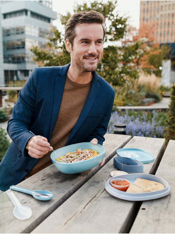 Mepal Staro roza škatla za hrano Mepal Ellipse Duo Vivid