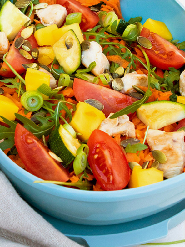 Mepal Staro roza škatla za hrano Mepal Ellipse Duo Vivid