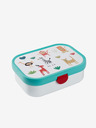 Mepal Turkizno-bel Mepal Campus škatla za prigrizke za otroke Animal Friends