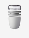 Mepal Rožnat jedilni box Mepal Ellipse Mini 300 + 120 ml