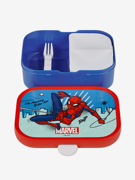 Mepal Mepal Campus Spiderman modra in rdeča škatla za prigrizke za otroke