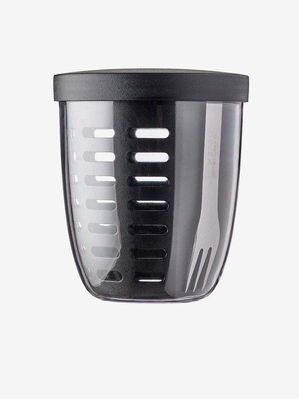 Mepal Mepal Ellipse 600 ml črna škatla za prigrizke s cedilom