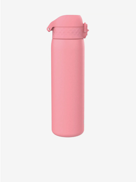 ION8 Rožnata nerjavna termo steklenica Ion8 Leak Proof (500 ml)