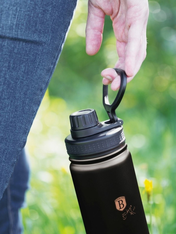 Berlingerhaus Športna steklenica iz nerjavečega jekla 0,54 l BERLINGERHAUS Black Rose Collection