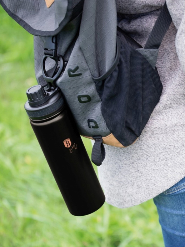 Berlingerhaus Športna steklenica iz nerjavečega jekla 0,54 l BERLINGERHAUS Black Rose Collection