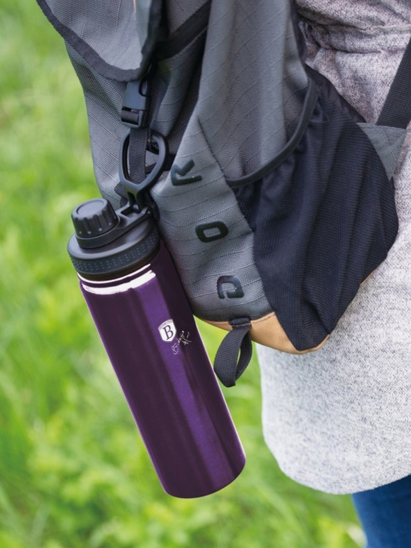 Berlingerhaus Športna steklenica iz nerjavečega jekla 0,54 l BERLINGERHAUS Purple Metallic Line