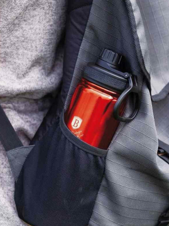 Berlingerhaus Športna steklenica iz nerjavečega jekla 0,54 l BERLINGERHAUS Burgundy Metallic Line