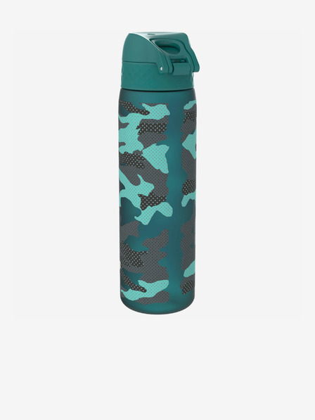 ION8 Temno zelena vzorčasta steklenica Ion8 Leak Proof 500 ml
