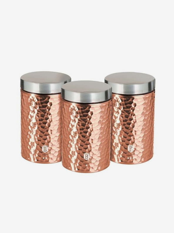 Berlingerhaus Set 3 posod za hrano Primal Rosegold Metallic Line BERLINGERHAUS