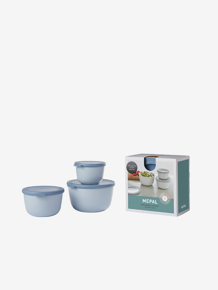 Mepal Set treh posod svetlo modre barve Mepal Cirqula (500+1000+2000 ml)