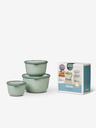 Mepal Set treh posod svetlo zelene barve Mepal Cirqula (500+1000+2000 ml)