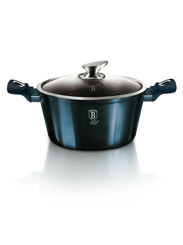 Berlingerhaus Komplet posode z marmornim površjem 10 kosov Aquamarine Metallic Line BERLINGERHAUS