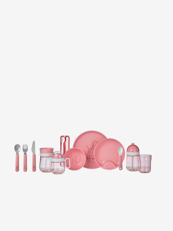 Mepal Rožnat otroški krožnik Mepal Mio