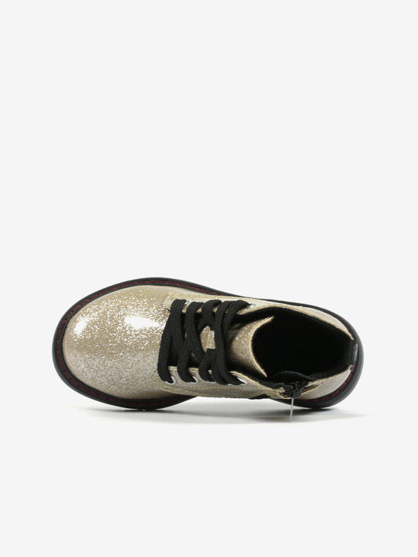 Richter Dekliški gležnjarji z bleščicami v zlati barvi Richter