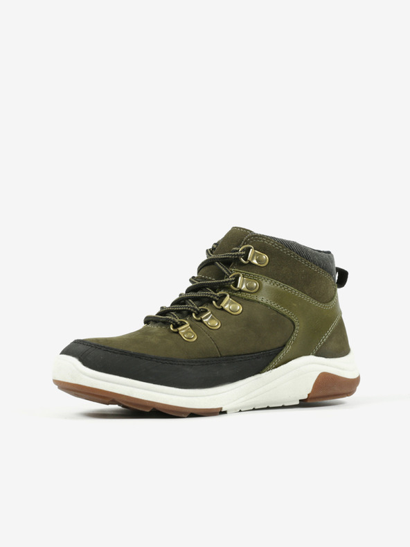 Richter Zeleni fantovski gležnjarji iz usnja zimski škornji Richter