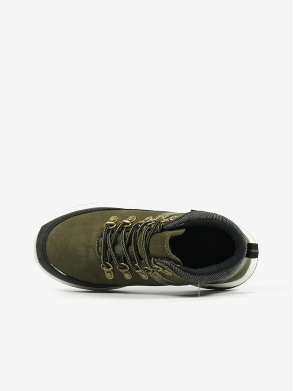 Richter Zeleni fantovski gležnjarji iz usnja zimski škornji Richter