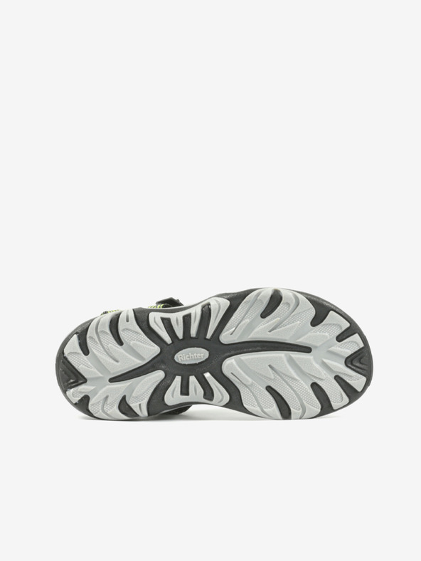 Richter Rumeni in črni fantovski sandali z vzorcem Richter