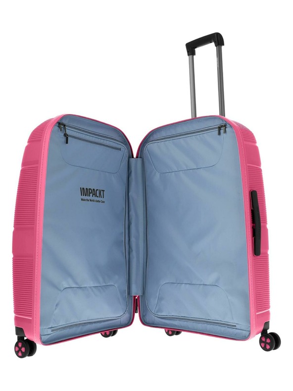 IMPACKT Potovalni kovček IMPACKT IP1 L Flora pink