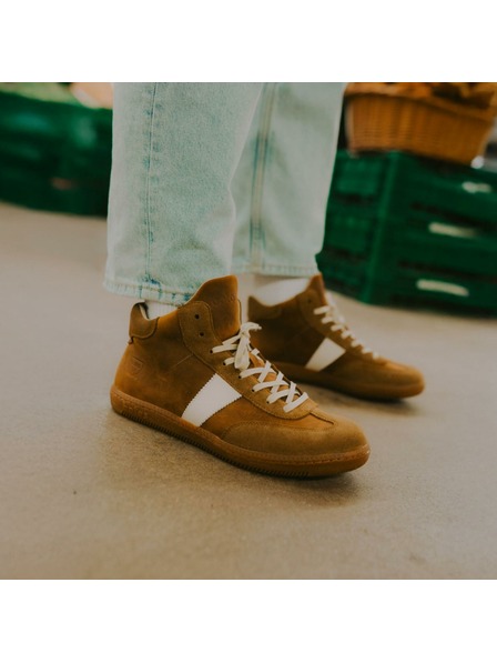 BOTAS *** Moški usnjeni čevlji / superge rjavi BOTAS