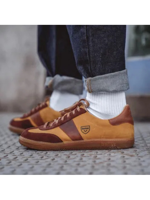 BOTAS *** Moški usnjeni čevlji / superge Botas Iconic Karamela