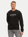 Guess Jeans Moška črna jopica Guess Box Cn Sweatshirt