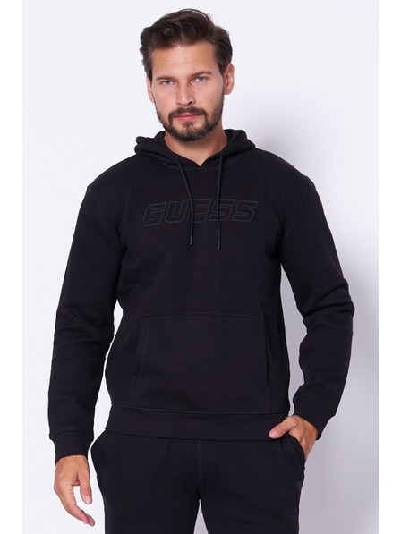 Guess Jeans Moška črna jopica Aldwin New Hoodie Guess jeans