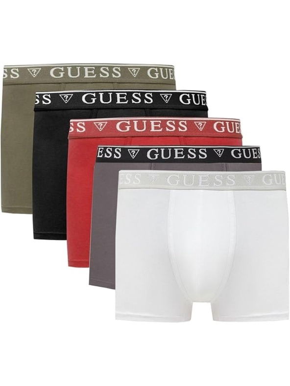 Guess Jeans Moške barvne boksarice 5 Pack Guess Boxers
