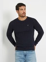 Guess Jeans Moški moder pulover Guess Crew Neck Sweater