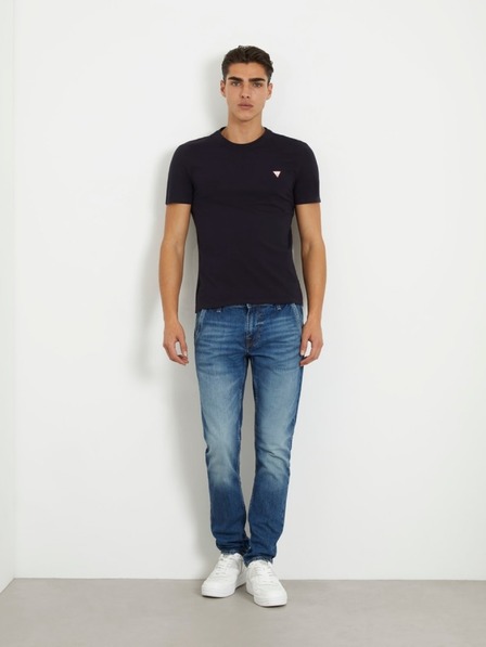 Guess Jeans Moška temno modra slim fit majica G7V2 Guess jeans