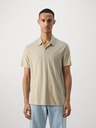 Guess Jeans Moška bež polo majica Guess Jeans Beige Blanco