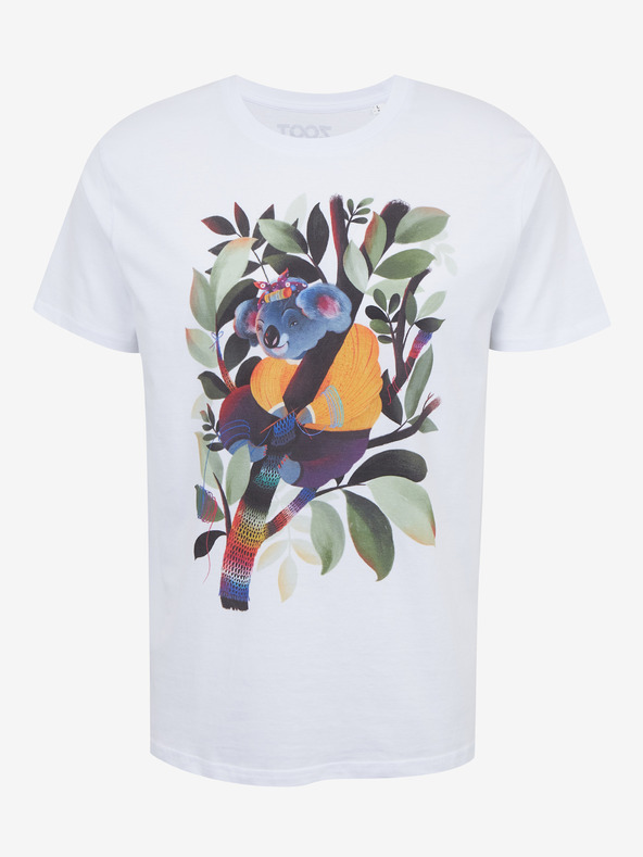 DOBRO Bele moške majice s potiskom Zoot DOBRO. Koala