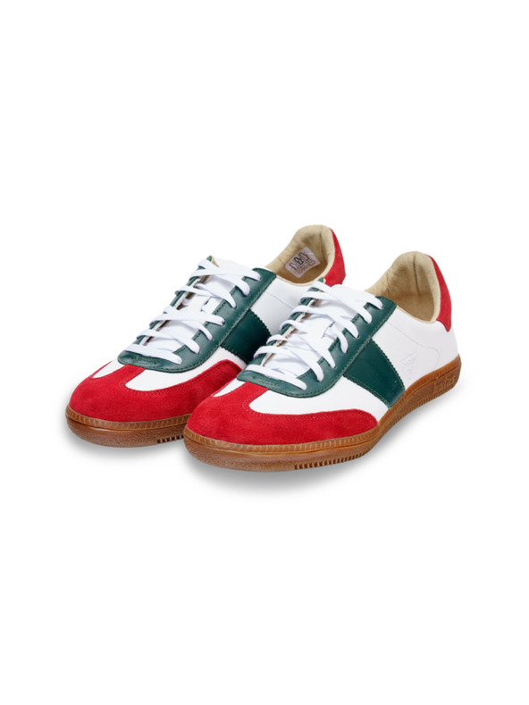 BOTAS *** Ženske usnjene superge / čevlji rdeče-zeleno-beli Botas Iconic Mexiko 68