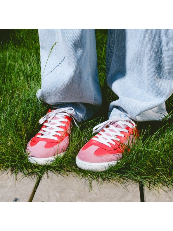 BOTAS *** Ženske usnjene superge / čevlji rdeče-rožnati Botas Iconic Nagano 98