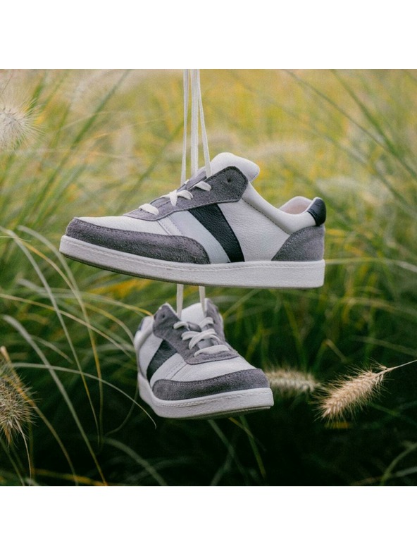 BOTAS *** Ženske usnjene superge / čevlji belo-sivo-črni Botas Organic