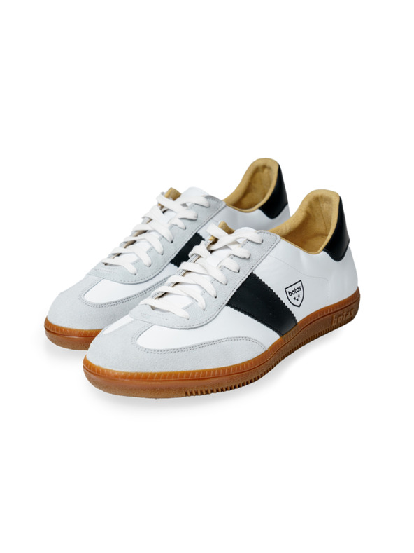 BOTAS *** Ženske usnjene superge / čevlji belo-sivo-črni Botas Iconic Shadow