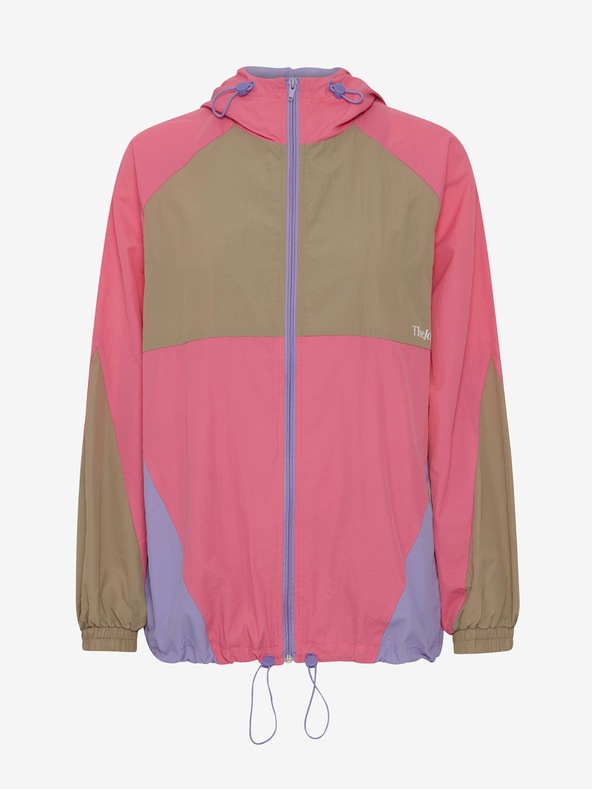 The Jogg Concept Bež in rožnata ženska lahka jakna The Jogg Concept