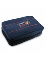 Oracle Red Bull Racing Red Bull PU prevelik potovalni kovček z logotipom mornariške barve