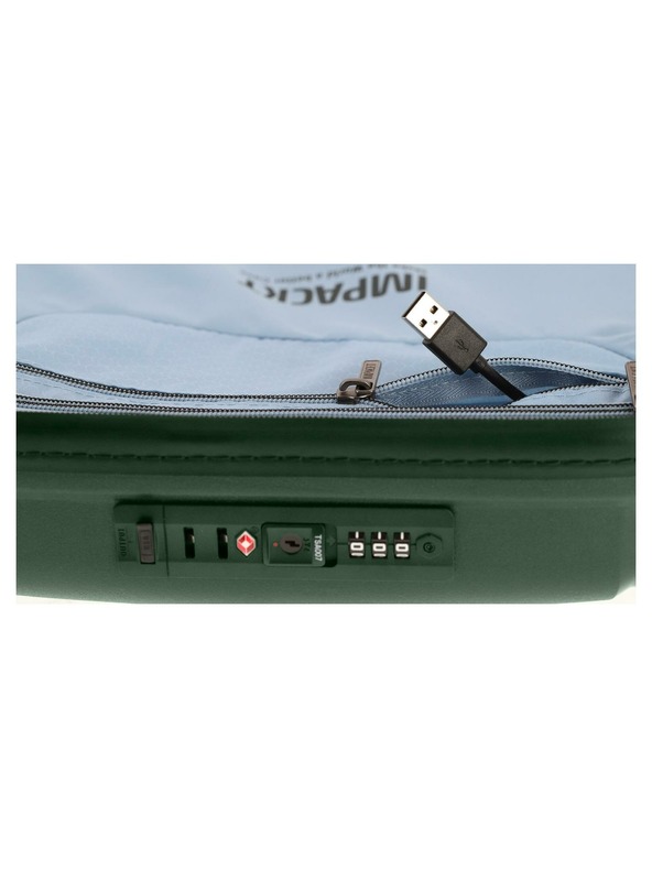 IMPACKT Potovalni kovček IMPACKT IP1 S Deep sea green