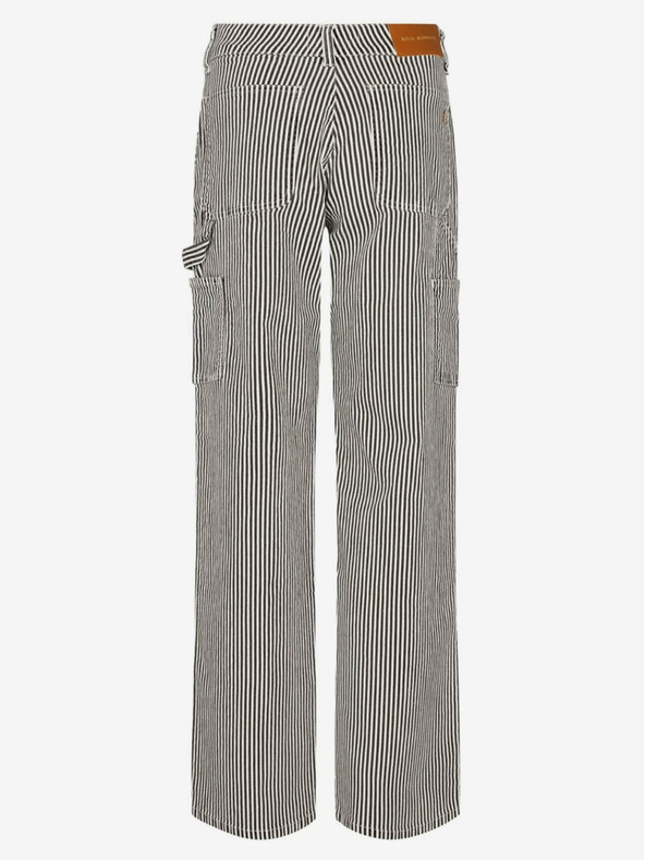 Sofie Schnoor Bele in črne črtaste ženske hlače Sofie Schnoor