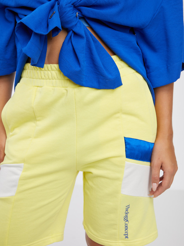 The Jogg Concept Rumene ženske kratke hlače The Jogg Concept