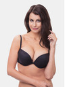 Wonderbra Črni ženski push-up modrček Wonderbra FULL EFFECT PLAIN BRA