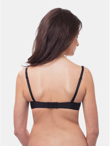 Wonderbra Črni ženski push-up modrček Wonderbra FULL EFFECT PLAIN BRA