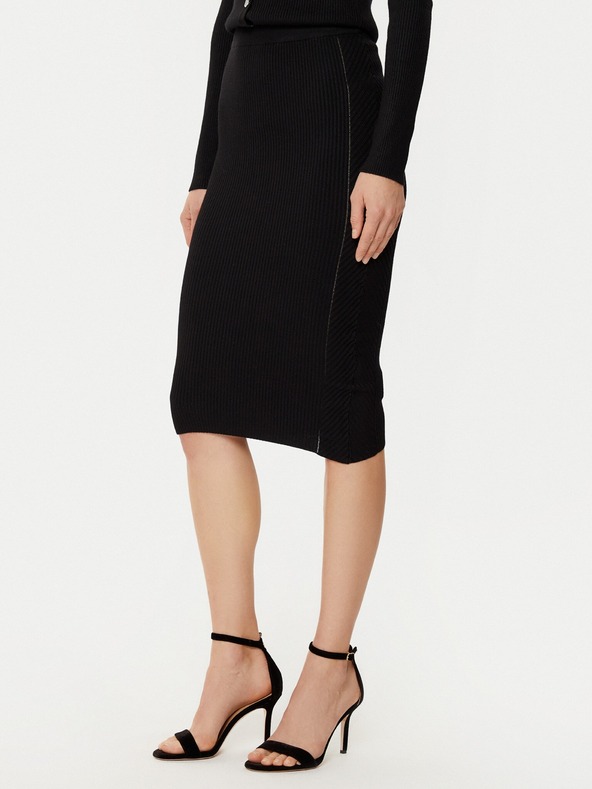 Guess Jeans Damska črna krilo Guess jeans