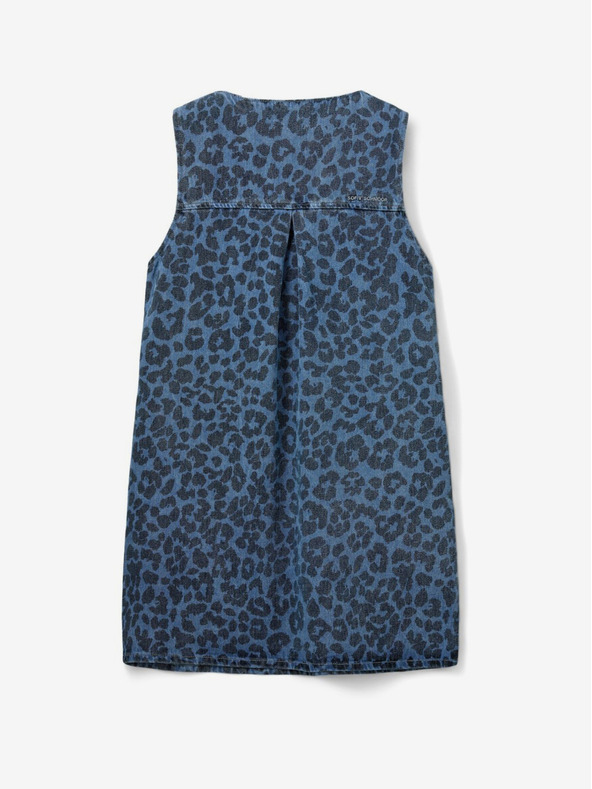 Sofie Schnoor Modra ženska obleka iz džinsa z vzorcem Sofie Schnoor