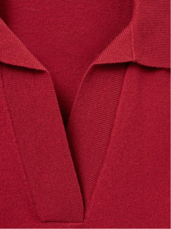 Sofie Schnoor Rdeča ženska volnena srajca Sofie Schnoor