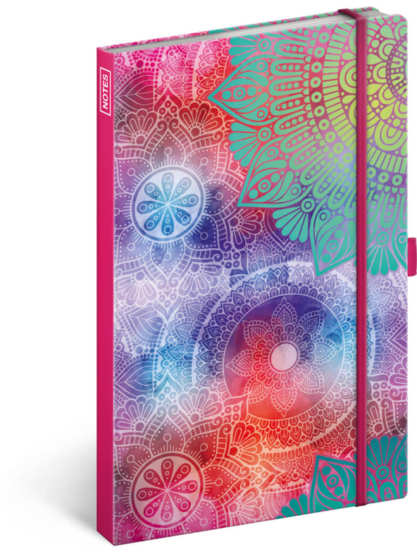 NOTIQUE NOTIQUE Notes Mandala, podložen, 13 x 21 cm