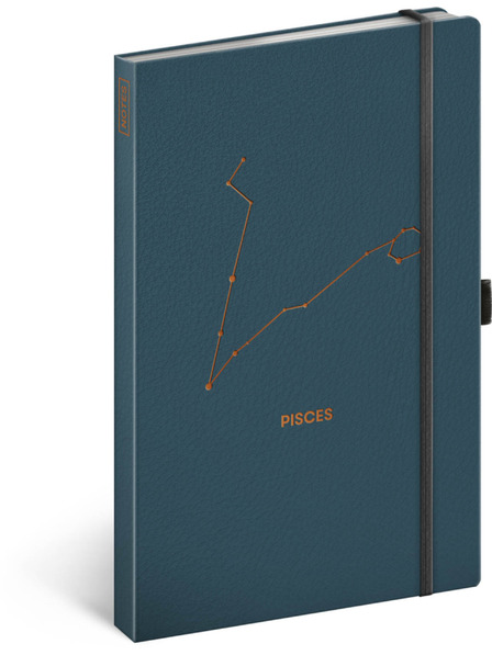 NOTIQUE NOTIQUE Zapiski zodiak Ribe, podloženi, 13 x 21 cm