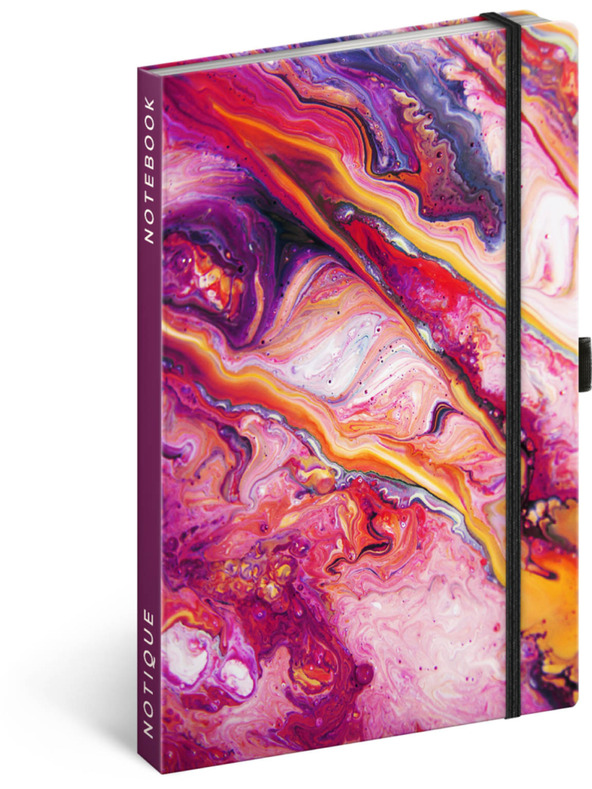 NOTIQUE NOTIQUE Zapiski Marmor, podloženi, 13 x 21 cm BAAGL