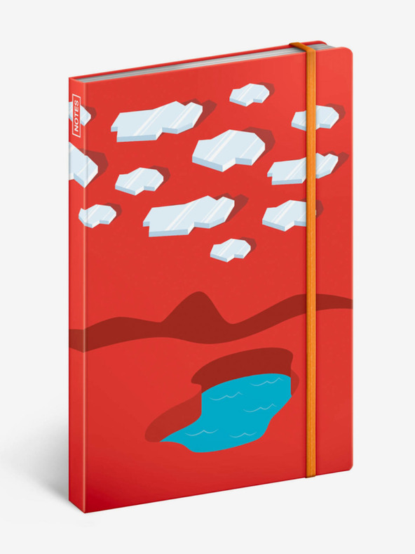 NOTIQUE NOTIQUE Notes Ledeni deskarji, s podlogo, 13 x 21 cm