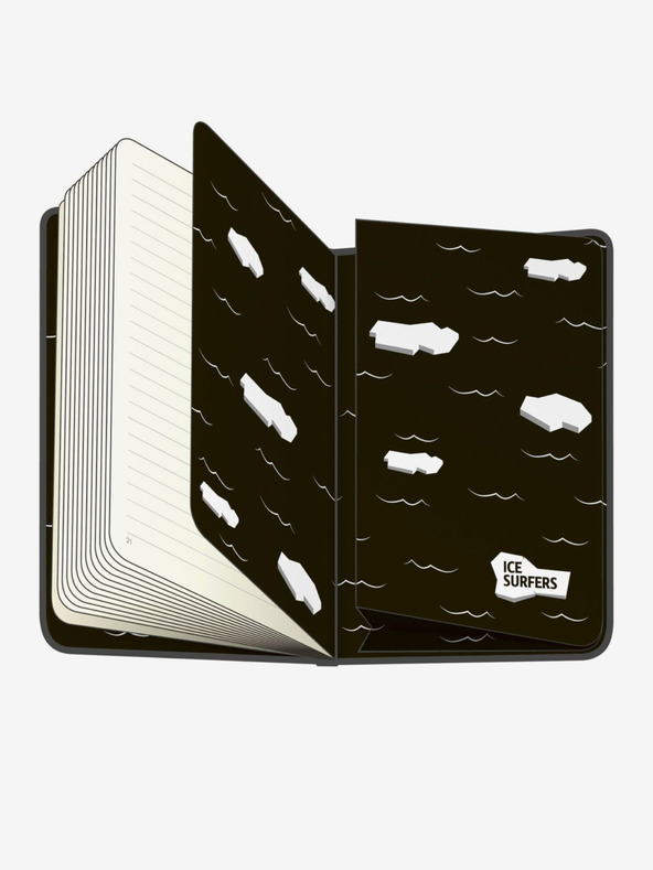 NOTIQUE NOTIQUE Notes Ledeni deskarji, s podlogo, 13 x 21 cm